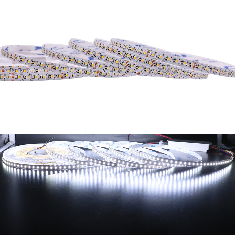 RGB+CCT Color Changing Lights - 216LEDs/m High Density LED Strip - 10mm 24V Super Bright RGB+CCT Color Changing Lights - 216LEDs/m High Density LED Strip - 10mm 24V Super Bright